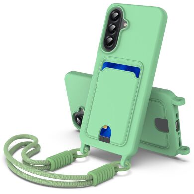 Защитный чехол Reframe Silicone Holder для Samsung Galaxy A27 (A276) - Green
