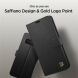 Защитный чехол Spigen (SGP) La Manon Wallet Saffiano для Samsung Galaxy S10 Plus (G975) - Black. Фото 5 из 9