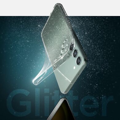 Защитный чехол Spigen (SGP) Liquid Crystal Glitter для Samsung Galaxy S23 Plus (S916) - Crystal Quartz