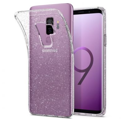 Защитный чехол Spigen SGP Liquid Crystal Glitter для Samsung Galaxy S9+ (G965) - Crystal Quartz