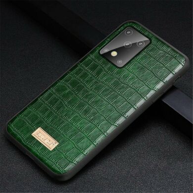 Защитный чехол SULADA Crocodile Style для Samsung Galaxy S20 (G980) - Green