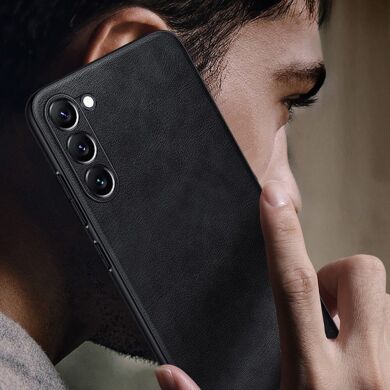 Защитный чехол SULADA Leather Case для Samsung Galaxy S23 Plus - Black