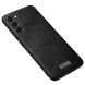 Защитный чехол SULADA Leather Case для Samsung Galaxy S23 Plus - Black. Фото 1 из 7