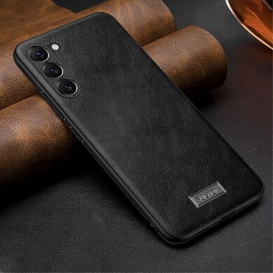 Защитный чехол SULADA Leather Case для Samsung Galaxy S23 Plus - Brown
