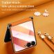 Защитный чехол SULADA Rhombus Leather для Samsung Galaxy Flip 8 - Orange. Фото 3 из 5