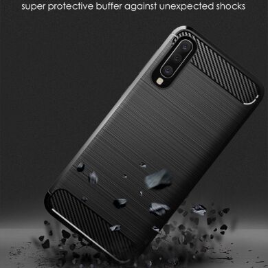 Защитный чехол UniCase Carbon для Samsung Galaxy A50 (A505) / A30s (A307) / A50s - Blue