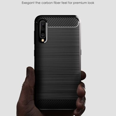 Защитный чехол UniCase Carbon для Samsung Galaxy A50 (A505) / A30s (A307) / A50s - Blue
