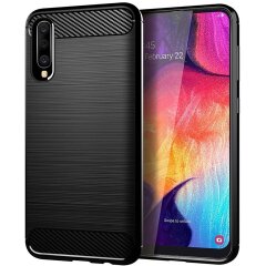 Защитный чехол UniCase Carbon для Samsung Galaxy A50 (A505) / A30s (A307) / A50s - Black