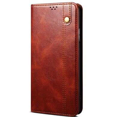 Защитный чехол UniCase Leather Wallet для Samsung Galaxy A06 (A065) - Brown