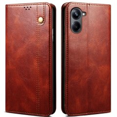 Защитный чехол UniCase Leather Wallet для Samsung Galaxy A06 (A065) - Brown