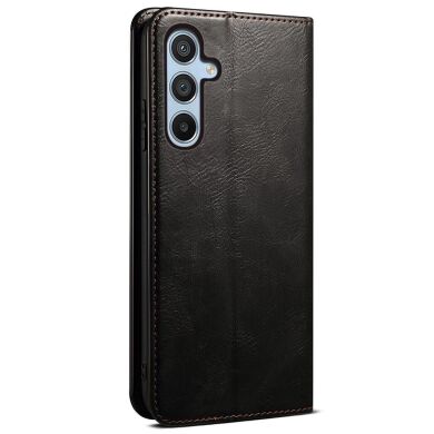 Защитный чехол UniCase Leather Wallet для Samsung Galaxy A24 (A245) - Black