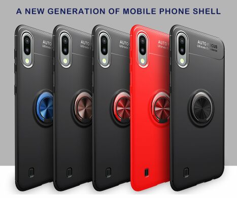 Защитный чехол UniCase Magnetic Ring для Samsung Galaxy M10 (M105) - Black / Blue