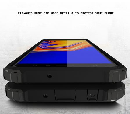 Защитный чехол UniCase Rugged Guard для Samsung Galaxy A7 2018 (A750) - Silver