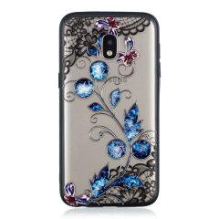 Защитный чехол UniCase Shiny Flowers для Samsung Galaxy J2 Core (J260) - Butterfly and Floret
