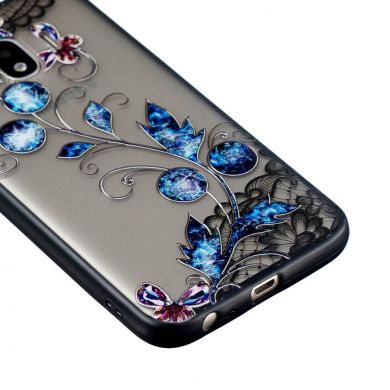 Защитный чехол UniCase Shiny Flowers для Samsung Galaxy J2 Core (J260) - Butterfly and Floret