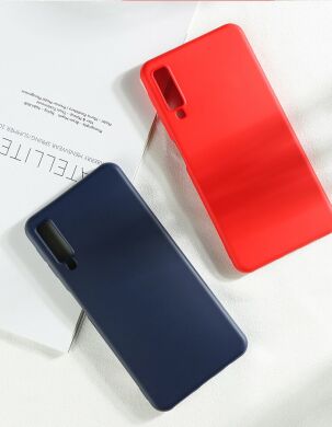 Защитный чехол X-LEVEL Delicate Silicone для Samsung Galaxy A7 2018 (A750) - Red