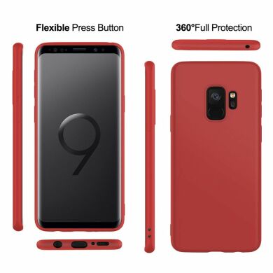 Защитный чехол X-LEVEL Delicate Silicone для Samsung Galaxy S9 (G960) - Red