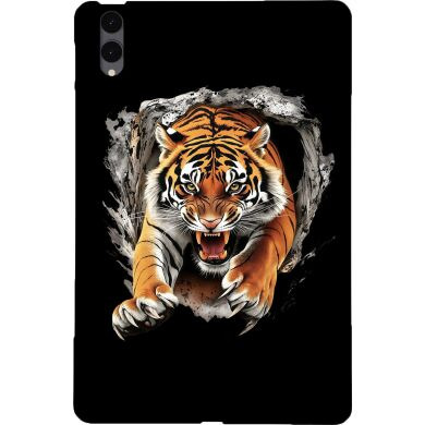 Защитный кейс Deexe Art Style для Samsung Galaxy Tab S12 Plus - Tiger