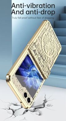 Защитный чехол UniCase Mechanical Legend для Samsung Galaxy Flip 6 - Silver