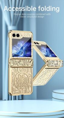 Защитный чехол UniCase Mechanical Legend для Samsung Galaxy Flip 6 - Champagne Gold