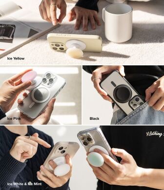 Тримач для смартфона Ringke Tok Magnetic (8809961781810) - Ice Yellow