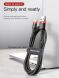 Кабель Baseus Cafule USB to Type-C (3A, 2m) CATKLF-CG1 - Black / Grey. Фото 15 из 18