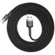 Кабель Baseus Cafule USB to Type-C (3A, 2m) CATKLF-CG1 - Black / Grey. Фото 5 из 18