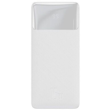 Зовнішній акумулятор Baseus Bipow Digital Display (10000mAh) PPDML-I02 - White