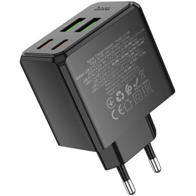 Сетевое зарядное устройство Hoco CS19A PD65W 2C+2U - Black