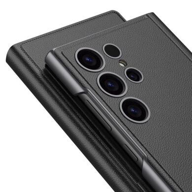 Захисний чохол GKK Wallet Case для Samsung Galaxy S23 Ultra (S918) - Black