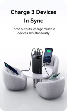 Зовнішній акумулятор Usams CD249 PD20W (10000mAh) - White