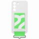 Захисний чохол Silicone Cover with Strap для Samsung Galaxy S22 (S901) EF-GS901TWEGRU - White