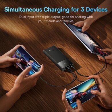 Внешний аккумулятор Baseus Star-Lord Digital Display 22.5W (10000mAh) PPXJ10 - Black