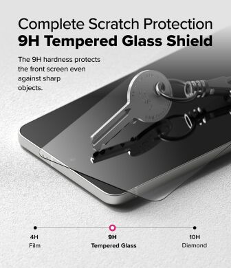 Комплект захисних стекол (2шт) Ringke Easy Slide Tempered Glass для Samsung Galaxy S25 Edge (S937) 8800293854470