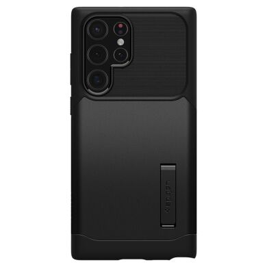 Защитный чехол Spigen (SGP) Slim Armor для Samsung Galaxy S22 Ultra (S908) - Black