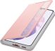 Чехол-книжка Smart Clear View Cover для Samsung Galaxy S21 Plus (G996) EF-ZG996CPEGRU - Pink. Фото 1 из 5