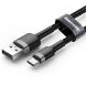 Кабель Baseus Cafule USB to Type-C (3A, 2m) CATKLF-CG1 - Black / Grey. Фото 2 из 18