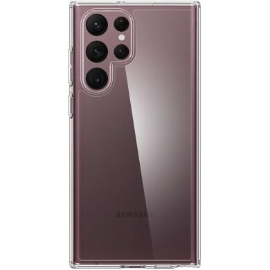 Защитный чехол Spigen (SGP) Crystal Hybrid для Samsung Galaxy S22 Ultra (S908) - Crystal Clear