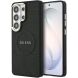 Защитный чехол Guess Saffiano Peony Embossed Ring MagSafe для Samsung Galaxy S26 Ultra (S948) GUHMS26LPSAMSECK - Black. Фото 1 из 9