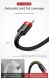 Кабель Baseus Cafule USB to Type-C (3A, 2m) CATKLF-CG1 - Black / Grey. Фото 8 из 18