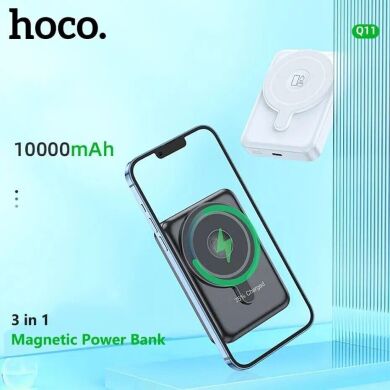 Зовнішній акумулятор Hoco Q11 (20W) 10000mAh - Black