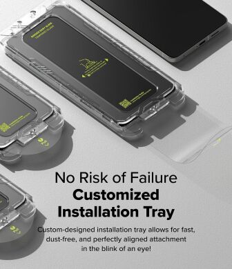 Комплект захисних стекол (2шт) Ringke Easy Slide Tempered Glass для Samsung Galaxy S25 Edge (S937) 8800293854470