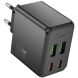Сетевое зарядное устройство Hoco CS19A PD65W 2C+2U - Black. Фото 2 из 8