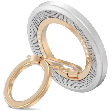 Кольцо-держатель для смартфона Tech-Protect MMR700 Magnetic - Titanium / Gold