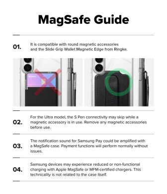 Захисний чохол Ringke Fusion Magnetic для Samsung Galaxy S26 (S942) 8800328815490 - Clear