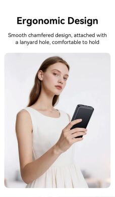 Зовнішній акумулятор Usams CD249 PD20W (10000mAh) - White