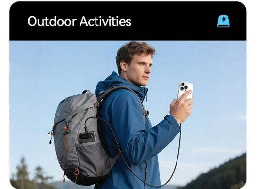 Зовнішній акумулятор Usams CD249 PD20W (10000mAh) - White