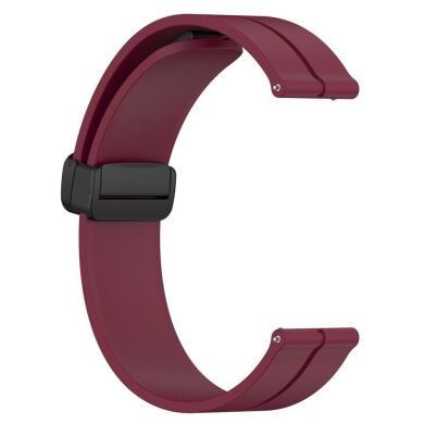 Ремешок Deexe Magnetic Braselet для часов с шириной крепления 22 мм - Wine Red