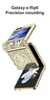 Защитный чехол UniCase Mechanical Legend для Samsung Galaxy Flip 6 - Champagne Gold