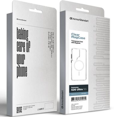 Защитный чехол ArmorStandart Clear MagCase для Samsung Galaxy S26 Ultra (S948) - Transparent